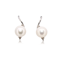 Orecchini Nihama Donna in Oro bianco Diamante 0.04 Ct NO1458O4FABI070 - NO1458O4FABI070